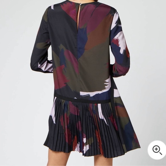 Ted Baker Rosarn Sapphire Printed Long Sleeve Tunic
Dress Black Size 3 - Picture 3 of 12